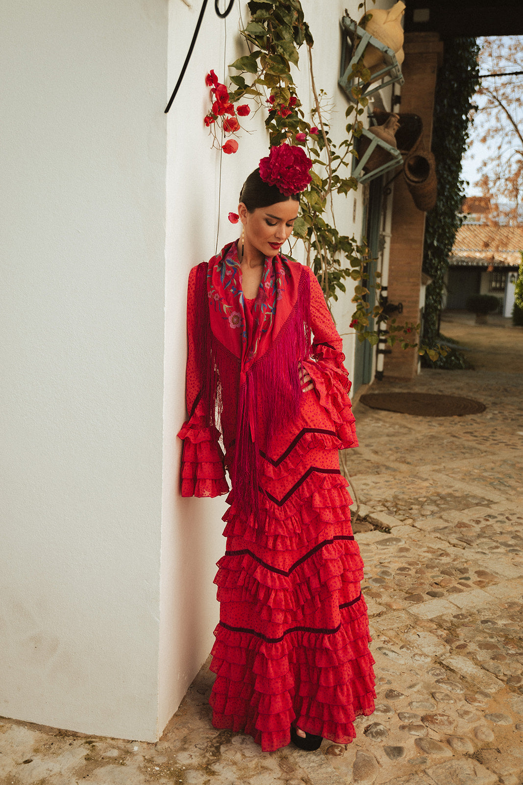 Modelo Gaby Coral y Fucsia