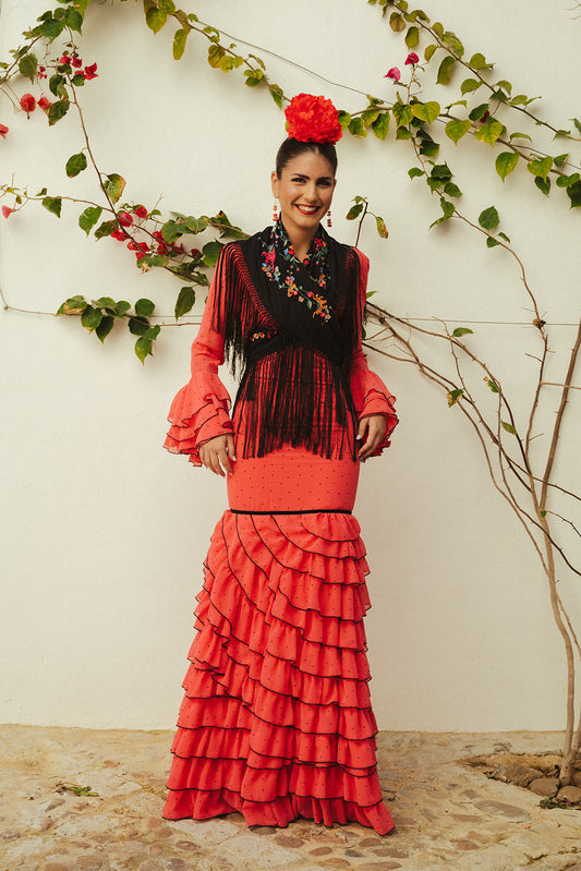 Modelo Marina Fucsia y Negro