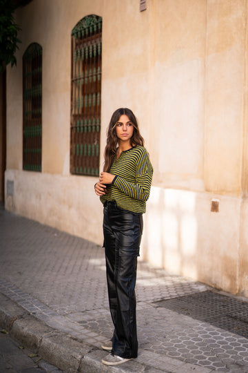 Pantalón Cargo Polipiel