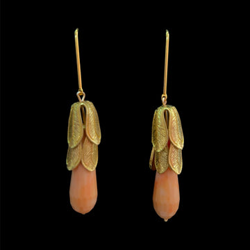 Pendientes Tulip Coral